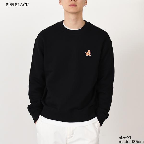 MAISON KITSUNE スピーディ フォックス パッチ コンフォート スウェットシャツ