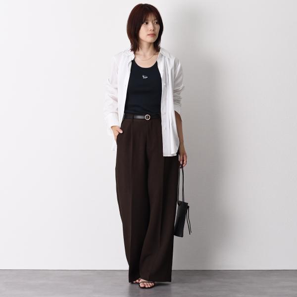 MAISON KITSUNE トーナル ベイビー フォックス パッチ リブ タンクトップ