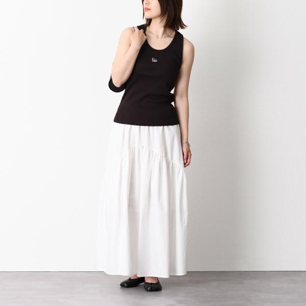 MAISON KITSUNE トーナル ベイビー フォックス パッチ リブ タンクトップ