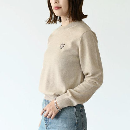 MAISON KITSUNE ボールド フォックスヘッド パッチ レギュラー ジャンパー