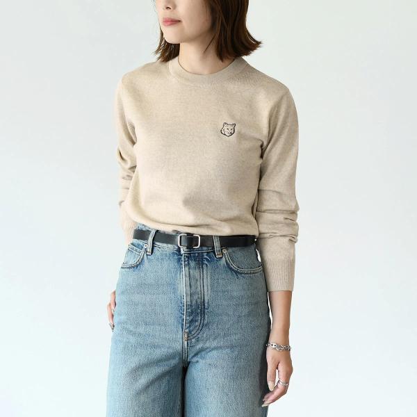 MAISON KITSUNE ボールド フォックスヘッド パッチ レギュラー ジャンパー