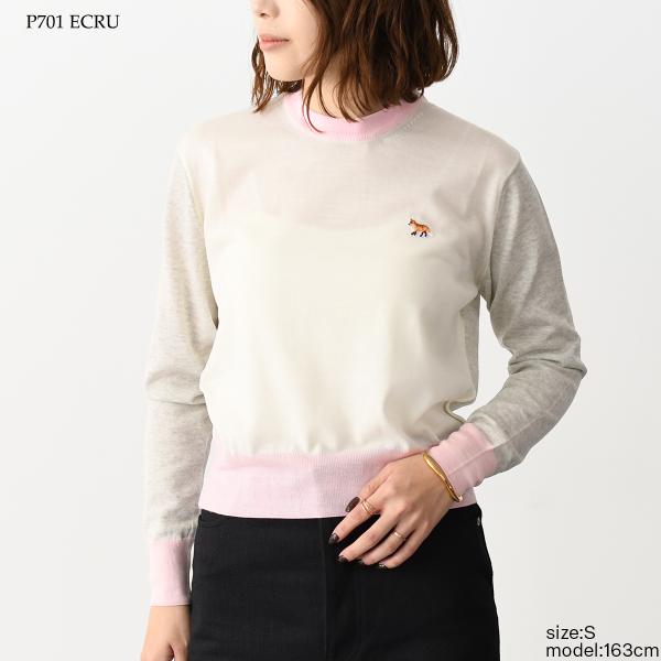 MAISON KITSUNE ベビー フォックス パッチ カラー ブロック ジャンパー