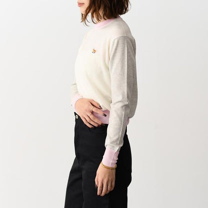 MAISON KITSUNE ベビー フォックス パッチ カラー ブロック ジャンパー