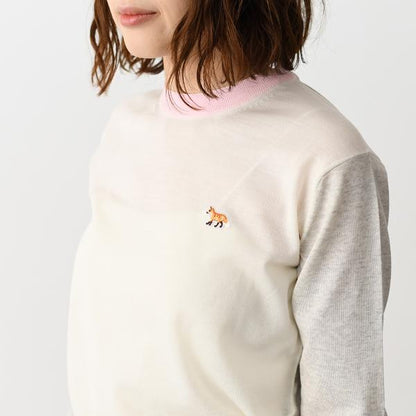 MAISON KITSUNE ベビー フォックス パッチ カラー ブロック ジャンパー