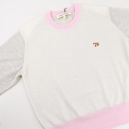 MAISON KITSUNE ベビー フォックス パッチ カラー ブロック ジャンパー