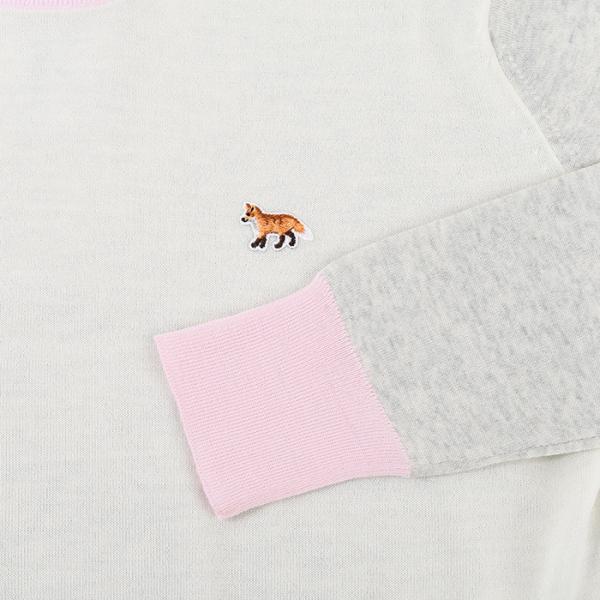 MAISON KITSUNE ベビー フォックス パッチ カラー ブロック ジャンパー