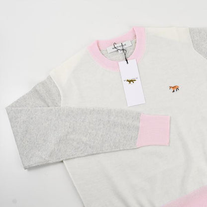MAISON KITSUNE ベビー フォックス パッチ カラー ブロック ジャンパー