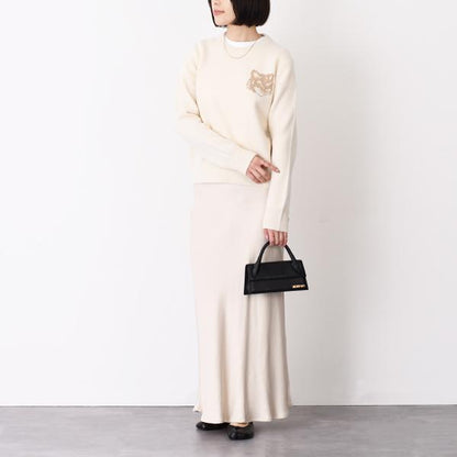 MAISON KITSUNE フォックスヘッド インターシャ メリノ ジャンパー