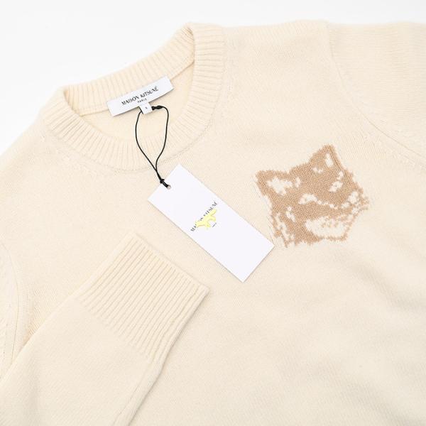 MAISON KITSUNE フォックスヘッド インターシャ メリノ ジャンパー
