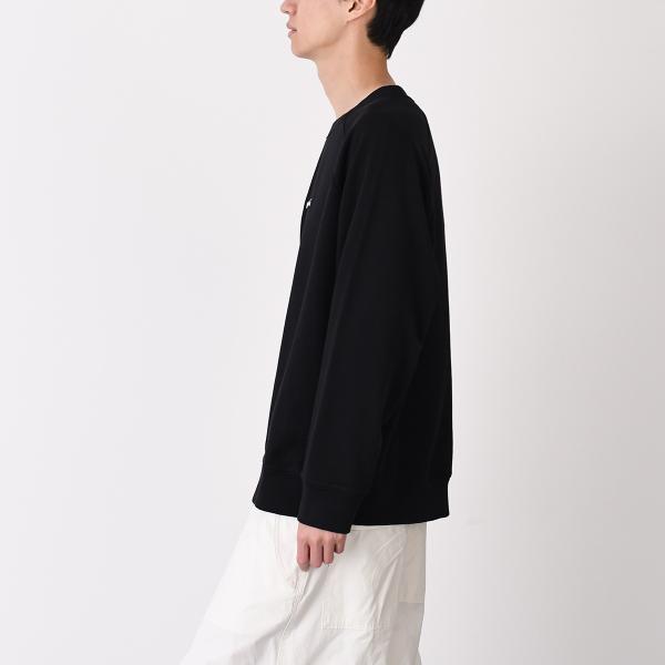 MAISON KITSUNE メゾン キツネ MAISON KITSUN? ライン ハンドライティング オーバーサイズ スウェットシャツ