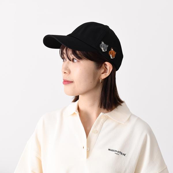 MAISON KITSUNE ダブル ボールド フォックスヘッド キャップ