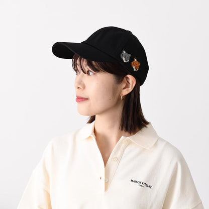 MAISON KITSUNE ダブル ボールド フォックスヘッド キャップ