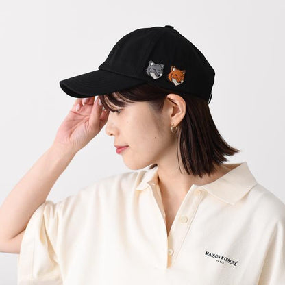 MAISON KITSUNE ダブル ボールド フォックスヘッド キャップ