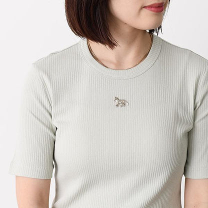 MAISON KITSUNE ベイビー フォックス リブ フィット Tシャツ