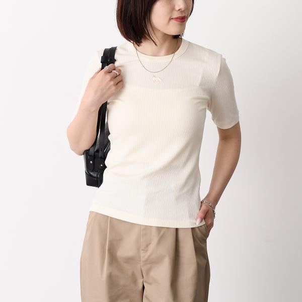 MAISON KITSUNE ベイビー フォックス リブ フィット Tシャツ