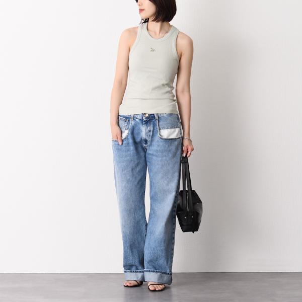 MAISON KITSUNE ベイビー フォックス リブ タンクトップ