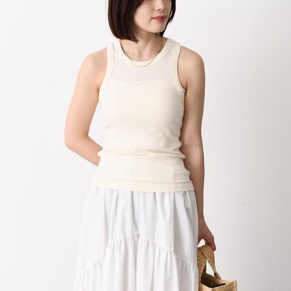 MAISON KITSUNE ベイビー フォックス リブ タンクトップ