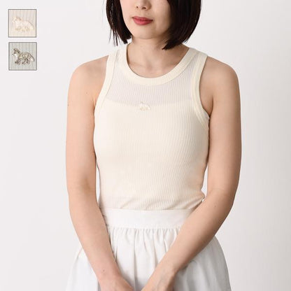 MAISON KITSUNE ベイビー フォックス リブ タンクトップ