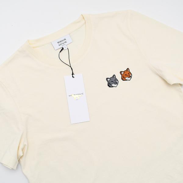 MAISON KITSUNE ダブル フォックスヘッド レギュラー Tシャツ