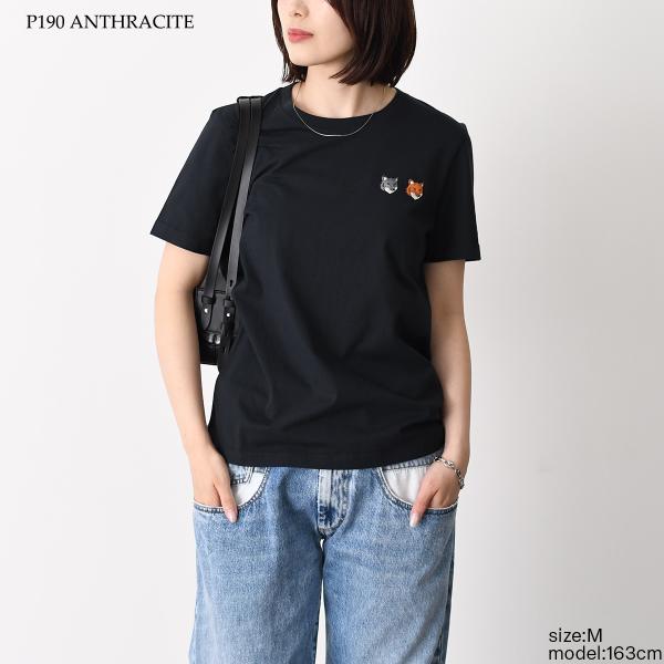 MAISON KITSUNE ダブル フォックスヘッド レギュラー Tシャツ