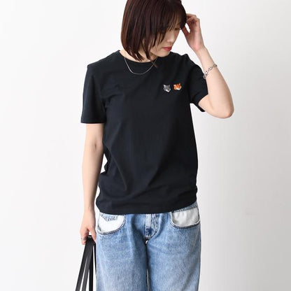MAISON KITSUNE ダブル フォックスヘッド レギュラー Tシャツ