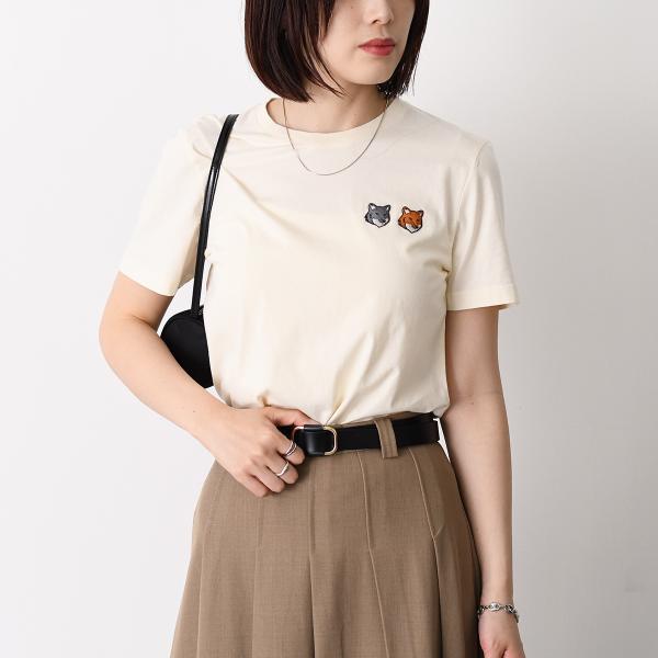 MAISON KITSUNE ダブル フォックスヘッド レギュラー Tシャツ