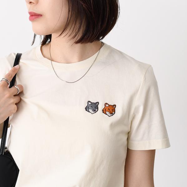 MAISON KITSUNE ダブル フォックスヘッド レギュラー Tシャツ