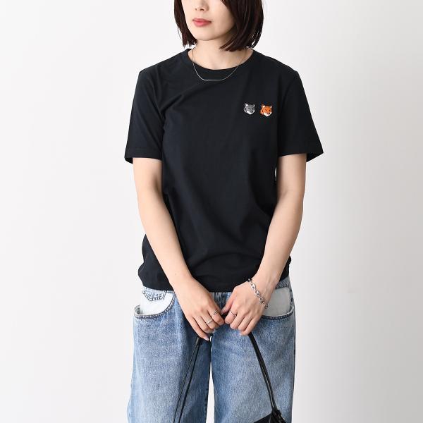 MAISON KITSUNE ダブル フォックスヘッド レギュラー Tシャツ