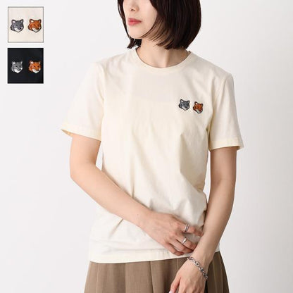 MAISON KITSUNE ダブル フォックスヘッド レギュラー Tシャツ