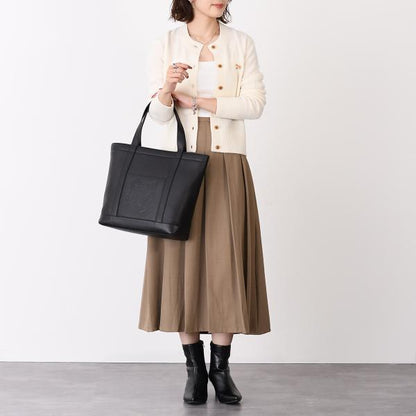 MAISON KITSUNE Fox Head Leather Medium Tote 