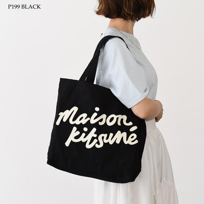 MAISON KITSUNE メゾン キツネ メゾンキツネ ハンドライティング トート