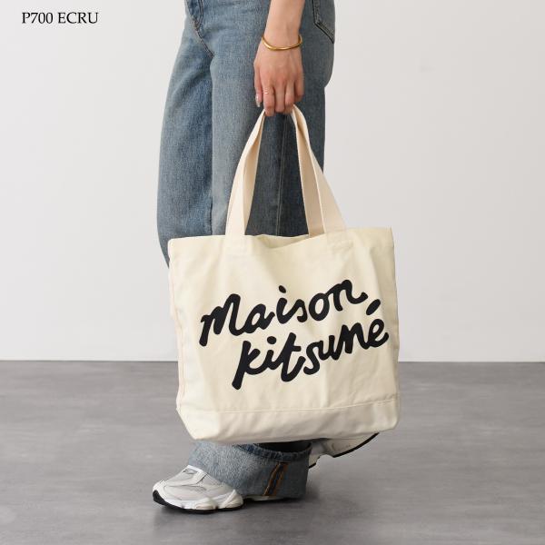 MAISON KITSUNE メゾン キツネ メゾンキツネ ハンドライティング トート