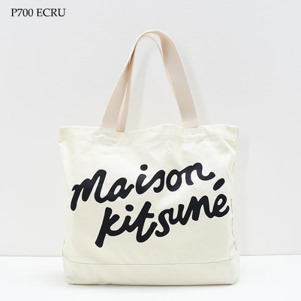 MAISON KITSUNE メゾン キツネ メゾンキツネ ハンドライティング トート