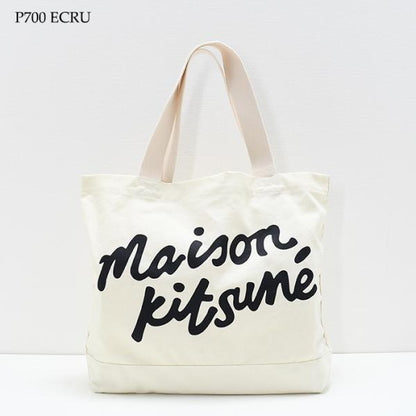 MAISON KITSUNE メゾン キツネ メゾンキツネ ハンドライティング トート