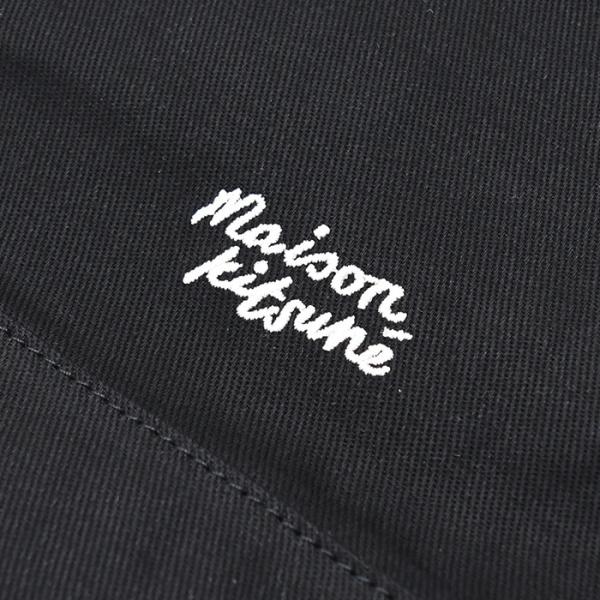 MAISON KITSUNE ダブル ボールド フォックスヘッド パッチ トートバッグ