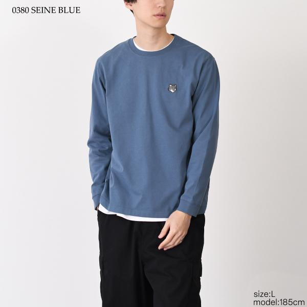 MAISON KITSUNE Fox Head Comfort Long Sleeve T-Shirt 