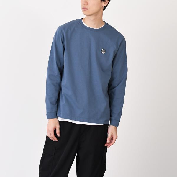 MAISON KITSUNE Fox Head Comfort Long Sleeve T-Shirt 