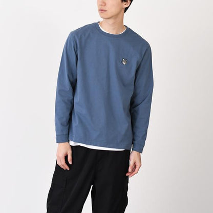 MAISON KITSUNE Fox Head Comfort Long Sleeve T-Shirt 