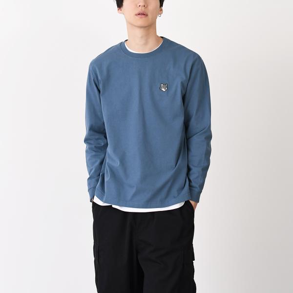 MAISON KITSUNE Fox Head Comfort Long Sleeve T-Shirt 