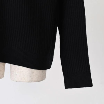 MAISON KITSUNE メゾン キツネ フォックスヘッド ウール リブ ジャンパー