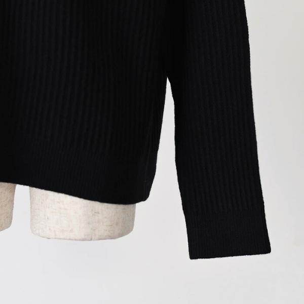 MAISON KITSUNE メゾン キツネ フォックスヘッド ウール リブ ジャンパー