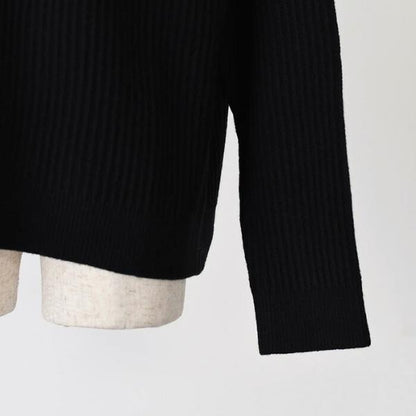 MAISON KITSUNE メゾン キツネ フォックスヘッド ウール リブ ジャンパー
