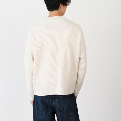 MAISON KITSUNE メゾン キツネ フォックスヘッド ウール リブ ジャンパー