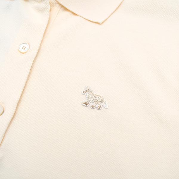MAISON KITSUNE ベイビー フォックス クロップド ポロ