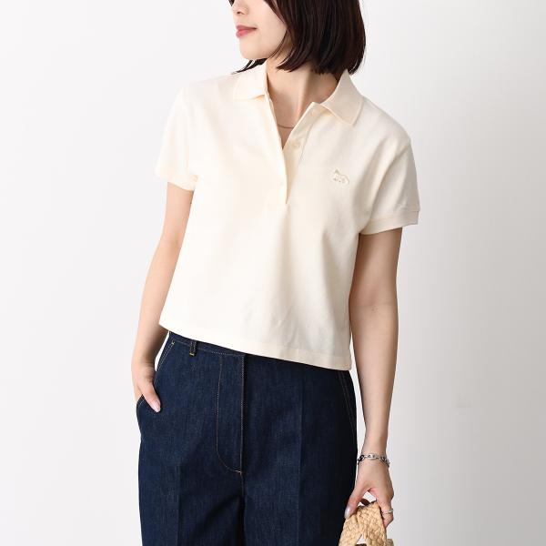 MAISON KITSUNE ベイビー フォックス クロップド ポロ
