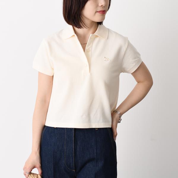 MAISON KITSUNE ベイビー フォックス クロップド ポロ