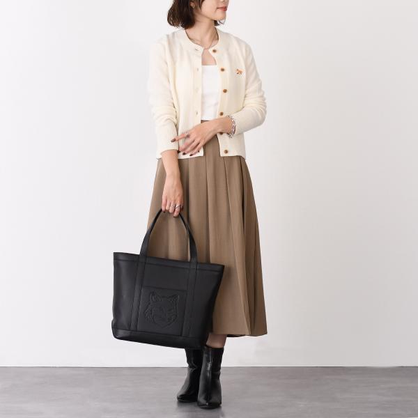 MAISON KITSUNE メゾン キツネ ベイビー フォックス ラムズウール フィッテッド カーディガン