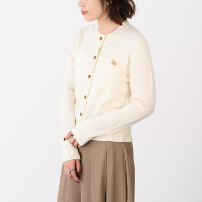 MAISON KITSUNE メゾン キツネ ベイビー フォックス ラムズウール フィッテッド カーディガン