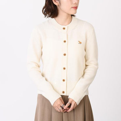 MAISON KITSUNE メゾン キツネ ベイビー フォックス ラムズウール フィッテッド カーディガン