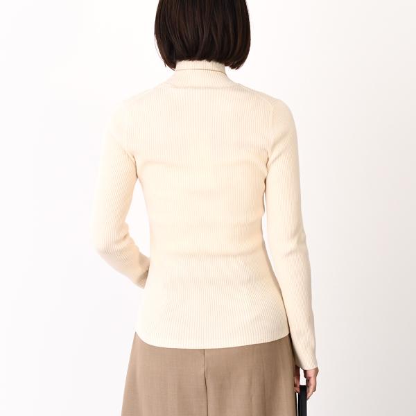 MAISON KITSUNE Baby Fox Fine Wool Rib Turtleneck Jumper 